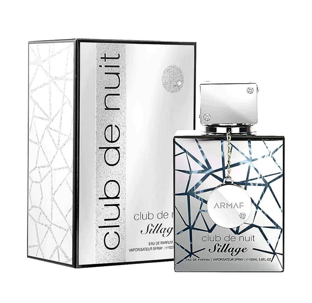 Armaf Club de Nuit Sillage perfume bottle and packaging on a white background