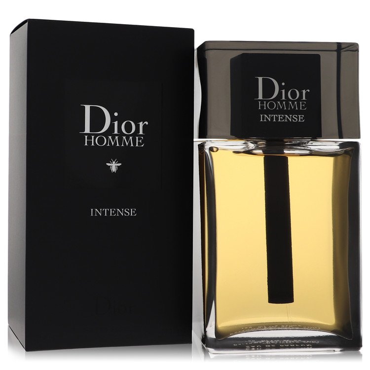 Dior Homme Intense 5oz Eau de Parfum for men – iris lavender cedarwood vanilla woody fragrance bottle on white background