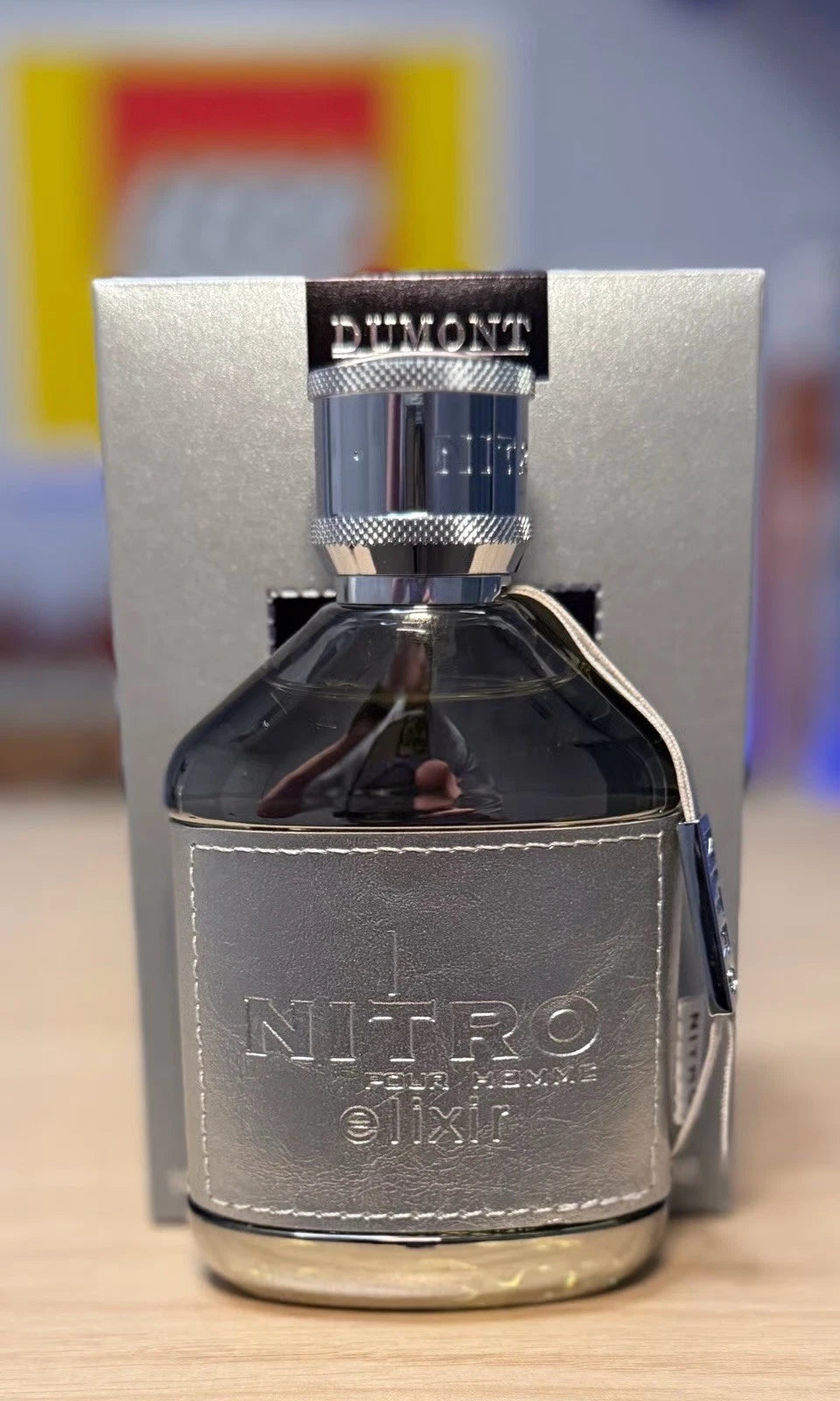 Dumont Nitro Elixir Pour Homme luxury fragrance packaging