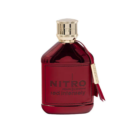 Dumont Nitro Red Intensely Eau de Parfum 3.4 oz for Men — fruity-amber scent with marine woody notes