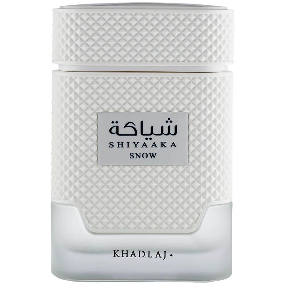 Khadlaj Shiyaaka Snow Special Edition Eau de Parfum for Men 100ml bottle and box
