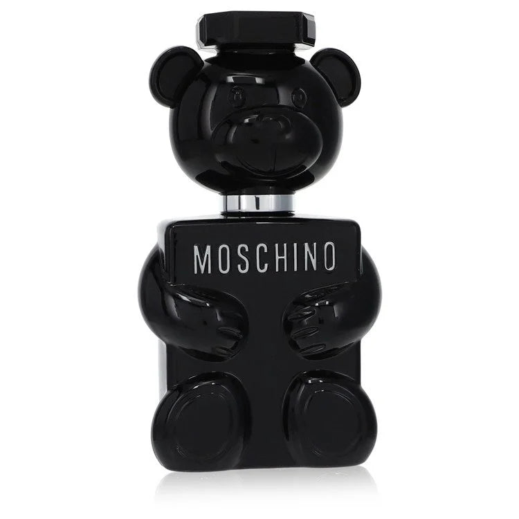 Moschino Toy Boy Eau de Parfum 3.4 oz for Men — woody-spicy with pink pepper, pear, rose, cashmeran & vetiver