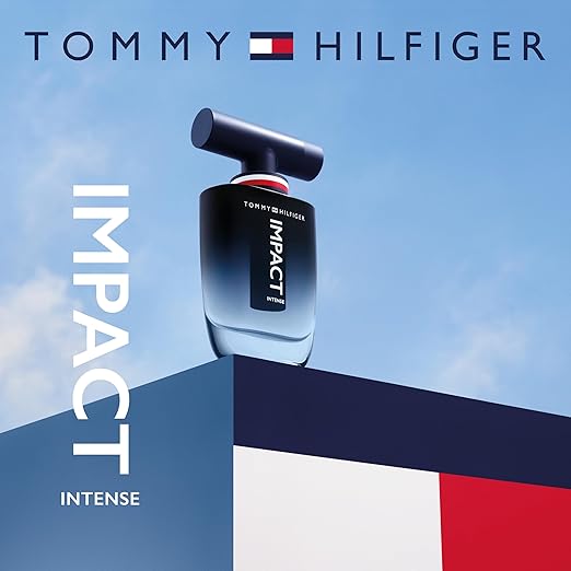 Tommy Hilfiger Impact Intense EDP 3.4 oz + 0.14 oz Travel Spray for Men — red apple, chestnut, cardamom, akigalawood & cedar