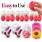 13-piece floral silicone candle mold bundle with tulip Calla Lily rose and sunflower molds
