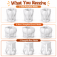9-piece pumpkin and pumpkin bear silicone candle mold bundle with three Pumpkin 001, three Pumpkin 002 and three bear molds
