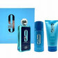 Afnan 9AM Dive Men Gift Set — EDP 3.4 oz + Shower Gel 5.0 oz + Deodorant Spray 5.0 oz