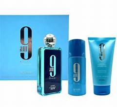 Afnan 9AM Dive Men Gift Set — EDP 3.4 oz + Shower Gel 5.0 oz + Deodorant Spray 5.0 oz