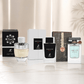 Afnan Rare Carbon, Maison Alhambra Dark Door Sport and Lattafa Atlas three-piece Eau de Parfum bundle