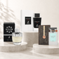 Afnan Rare Carbon, Maison Alhambra Dark Door Sport and Lattafa Atlas three-piece Eau de Parfum bundle