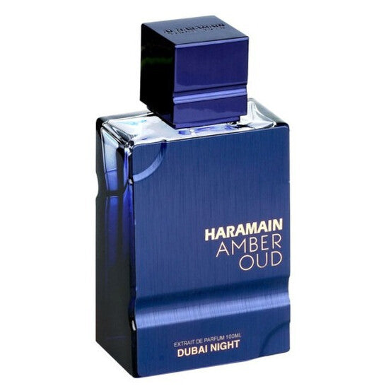 Al Haramain Amber Oud Dubai Night Extrait de Parfum 2.5 oz bottle and box – front view