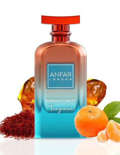 Anfar London Midnight Frost Tangerine Extrait de Parfum 100 ml bottle and box