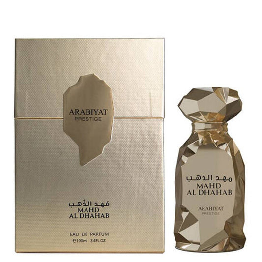 Arabiyat Prestige Mahd Al Dhahab unisex EDP 100ml bottle and box