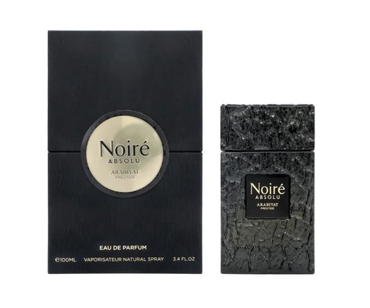 Arabiyat Prestige Noire Absolu Eau de Parfum 100ml 3.4oz bottle and box