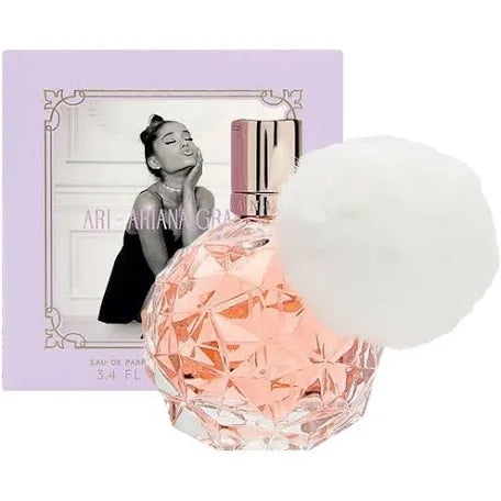 Ariana Grande ARI Eau de Parfum 3.4 oz for Women — gourmand floral with marshmallow and vanilla orchid