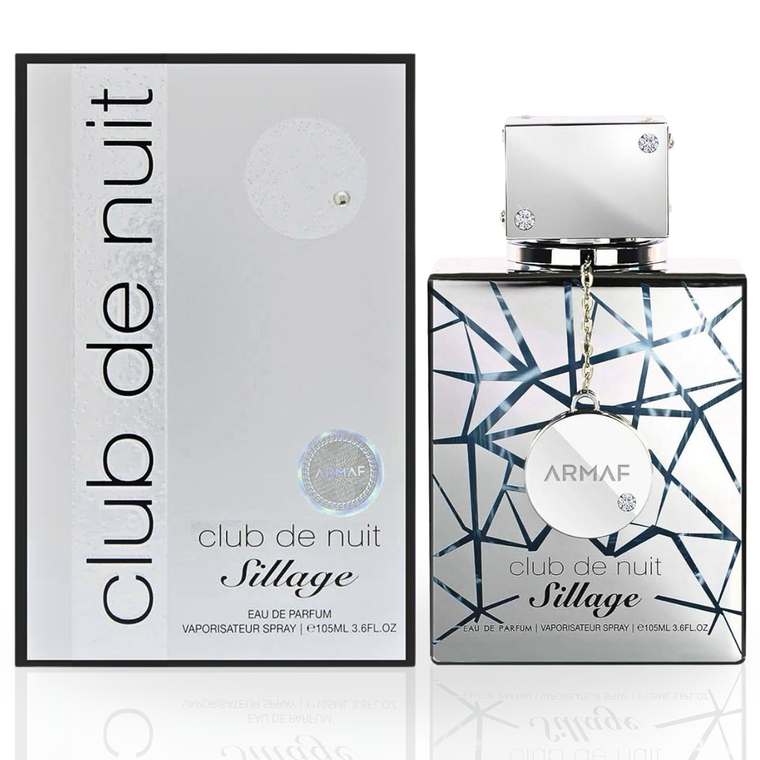 Shop Armaf Club De Nuit Sillage 105ml – a fresh citrus, floral, and musky Eau de Parfum for men. Elegant, long-lasting, and perfect for warm seasons.