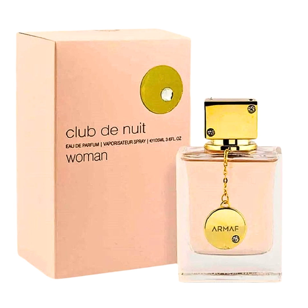 Shop Armaf Club De Nuit Woman 105ml – a timeless floral, fruity, and musky Eau de Parfum. Elegant, long-lasting, and perfect for women.