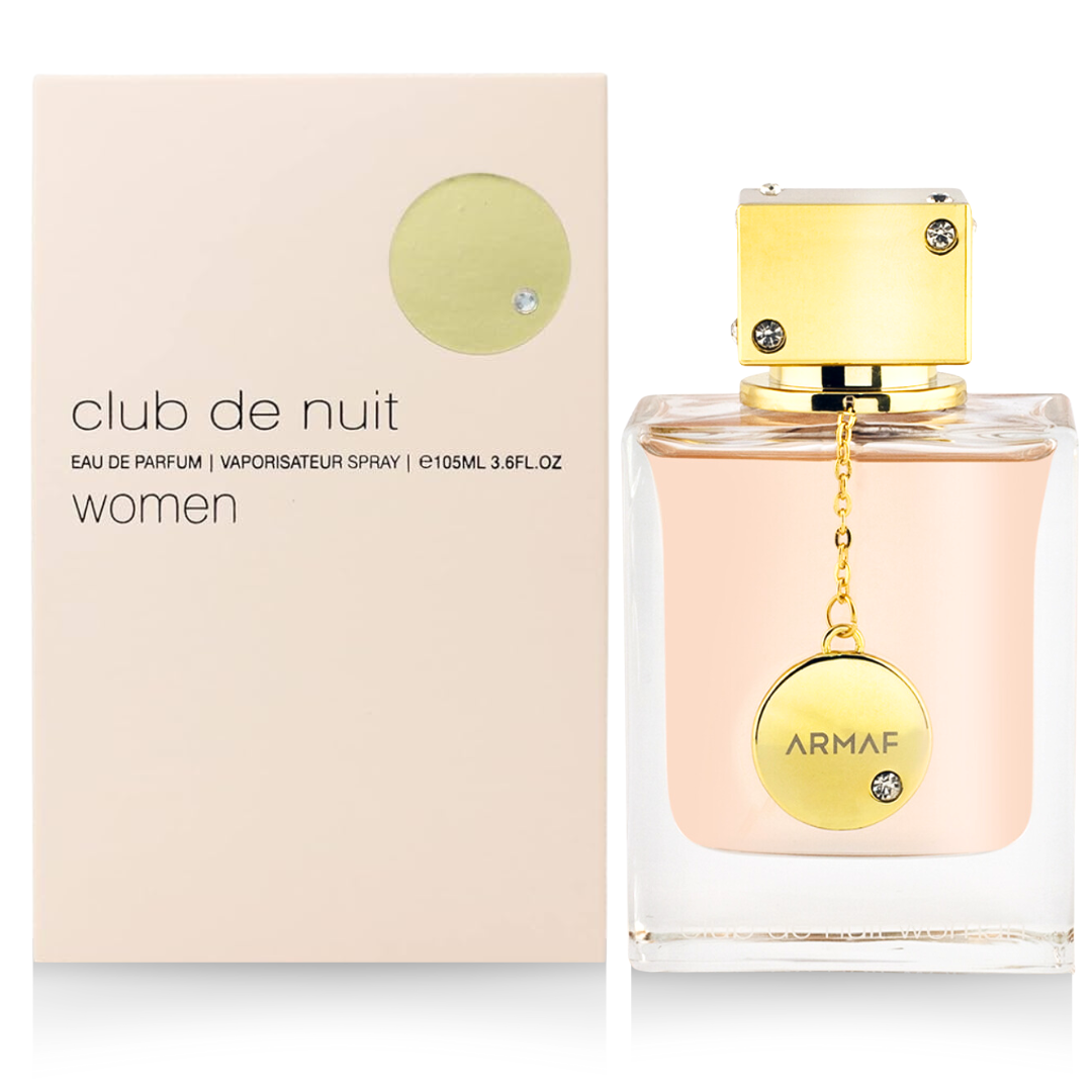Shop Armaf Club De Nuit Woman 105ml – a timeless floral, fruity, and musky Eau de Parfum. Elegant, long-lasting, and perfect for women.