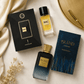 Armaf SHK I by Saoud AlKaabi and Khadlaj Island Dreams two-piece fragrance bundle with bottles and boxes