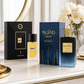 Armaf SHK I by Saoud AlKaabi and Khadlaj Island Dreams two-piece fragrance bundle with bottles and boxes