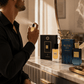 Armaf SHK I by Saoud AlKaabi and Khadlaj Island Dreams two-piece fragrance bundle with bottles and boxes