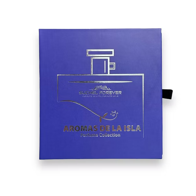 Aromas de la Isla Perfume Collection for Men by Suchel Forever with five travel spray vials