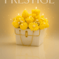 Shop Bloom Treasure, a premium handmade candle box crafted with soy wax floral designs. A unique luxury gift and home décor centerpiece.