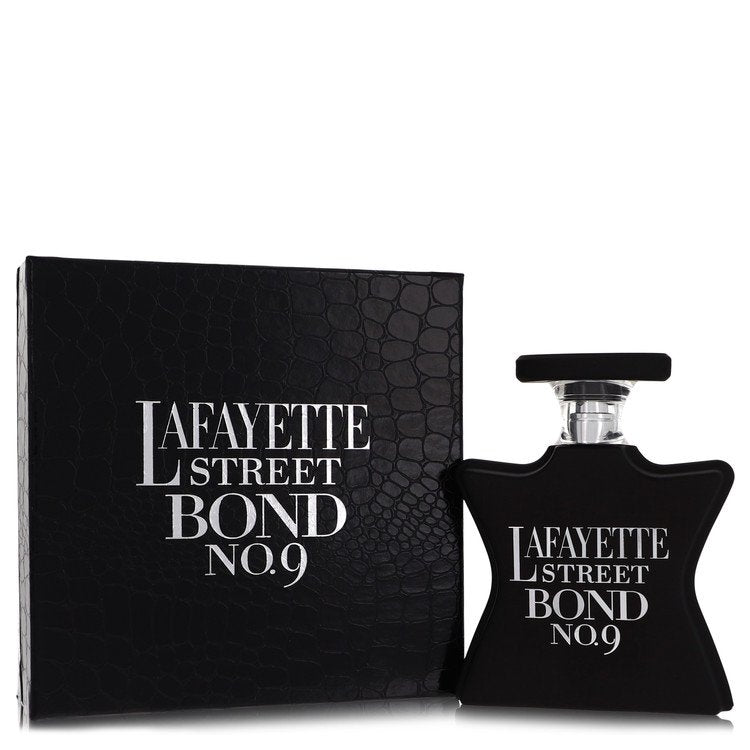 Bond No.9 Lafayette Street 100 ml Eau de Parfum – unisex bergamot vanilla apple woody fragrance bottle on white background

