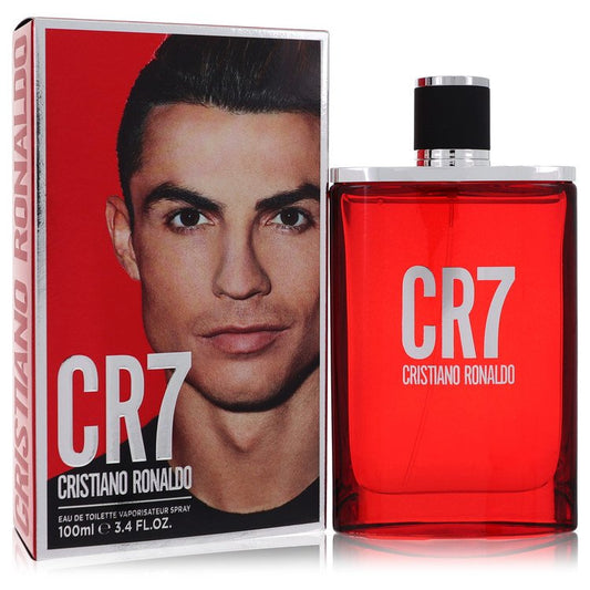 CR7 Eau de Toilette Spray by Cristiano Ronaldo men’s fragrance with bergamot, cinnamon, tobacco and vanilla notes