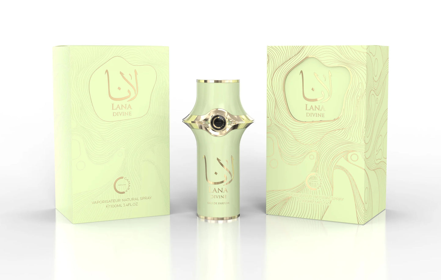 Camara Lana Divine Eau de Parfum 100ml women floral fruity gourmand perfume bottle and box