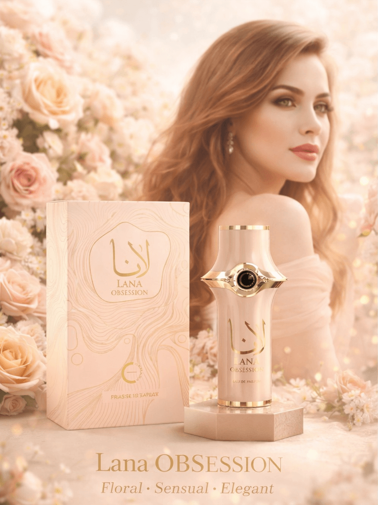 Camara Lana Obsession Eau de Parfum 100ml women floral gourmand perfume bottle and box