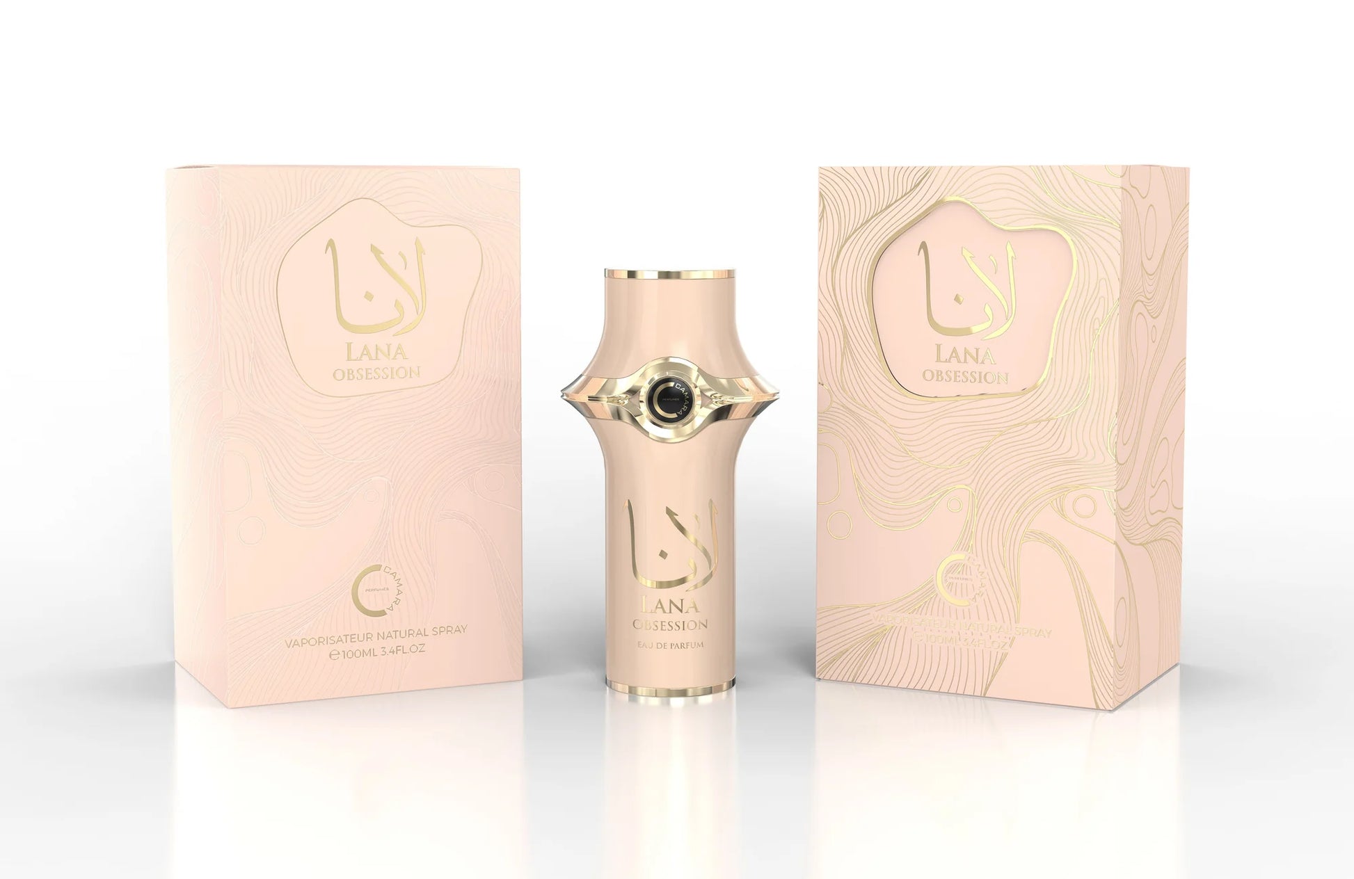 Camara Lana Obsession Eau de Parfum 100ml women floral gourmand perfume bottle and box