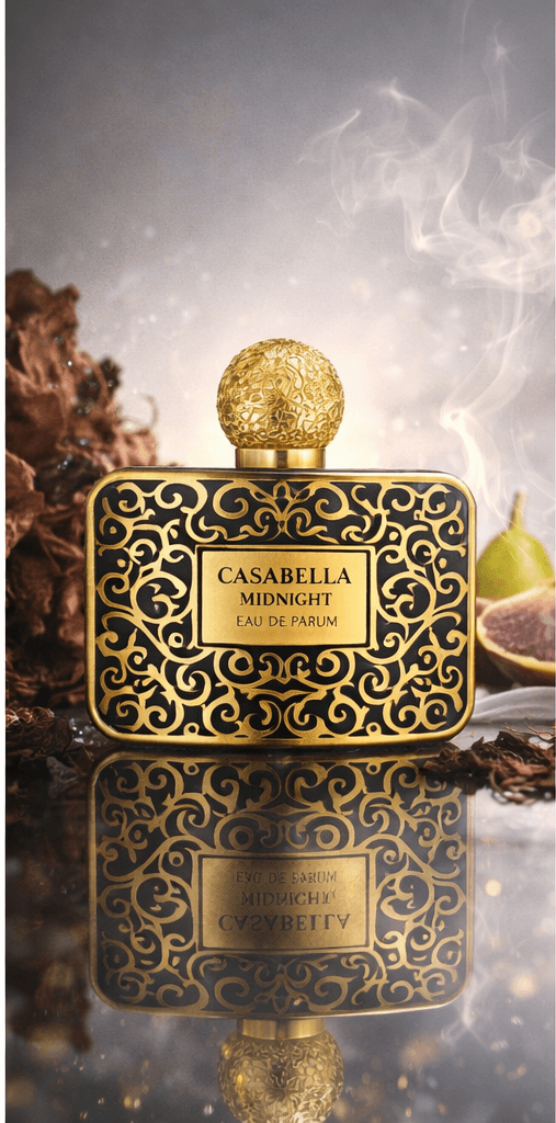 Casabella Midnight unisex eau de parfum 100ml bottle and box