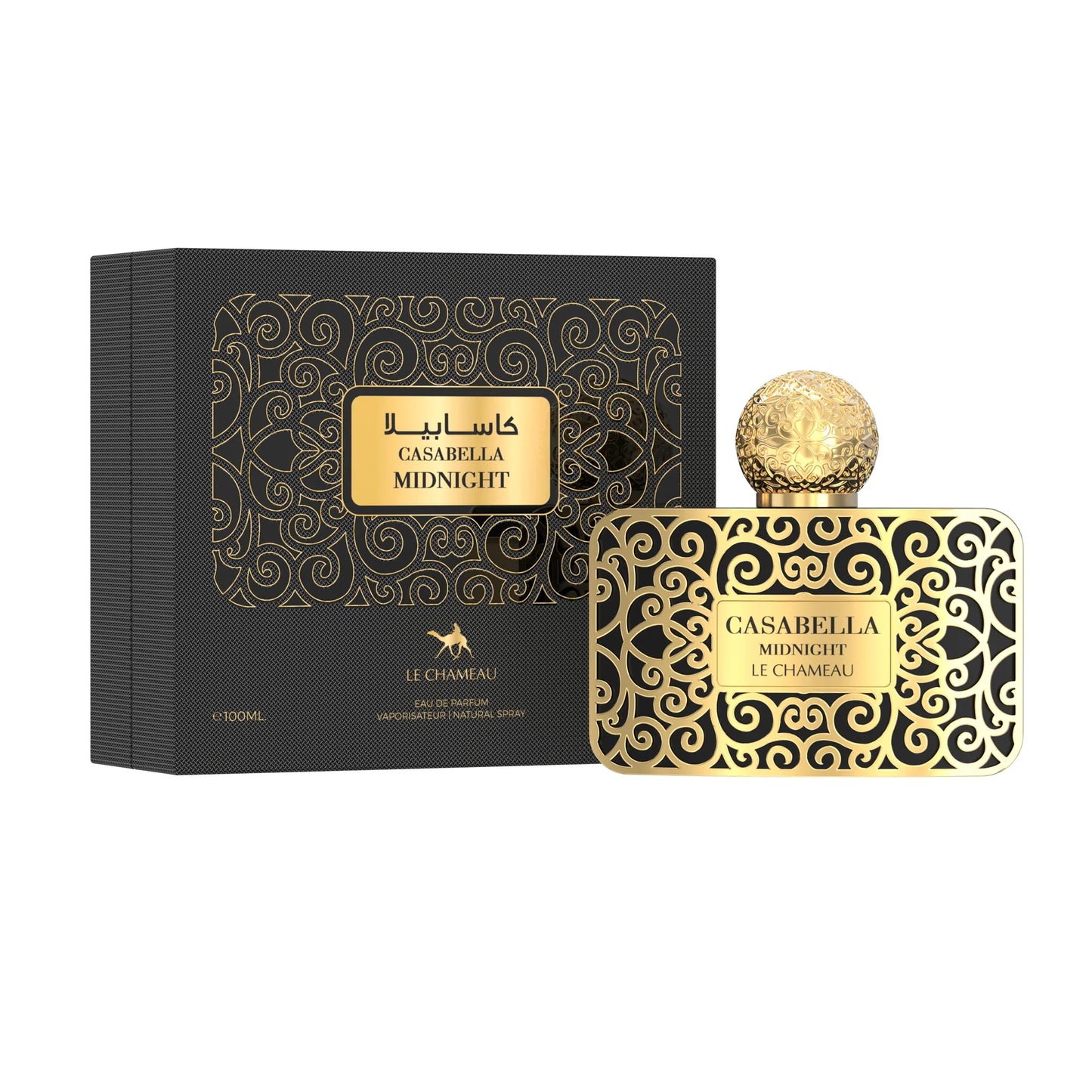 Casabella Midnight unisex eau de parfum 100ml bottle and box