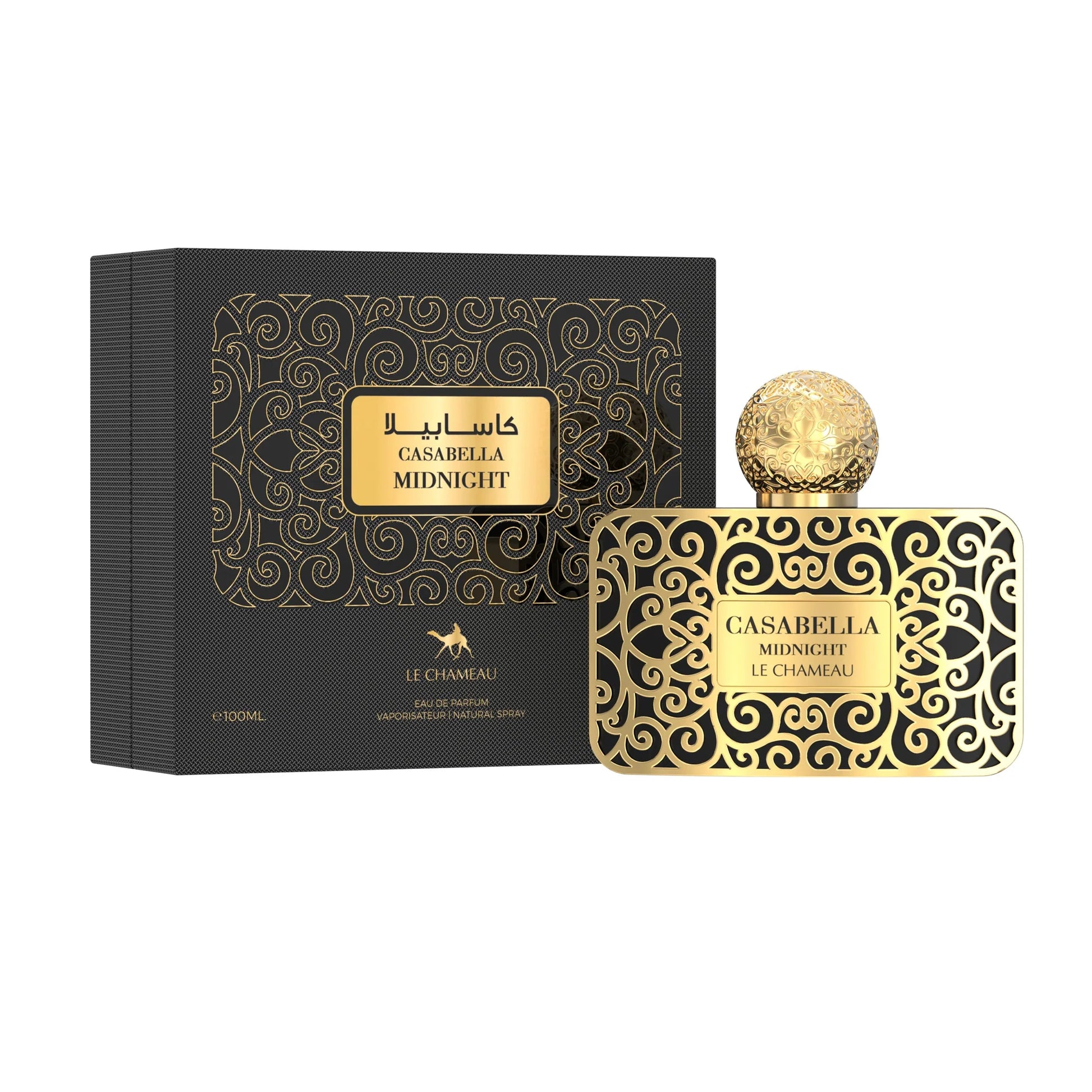 Casabella Midnight unisex eau de parfum 100ml bottle and box