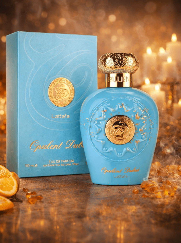 Lattafa Opulent Dubai Eau de Parfum for unisex luxury perfume bottle with box 100ml