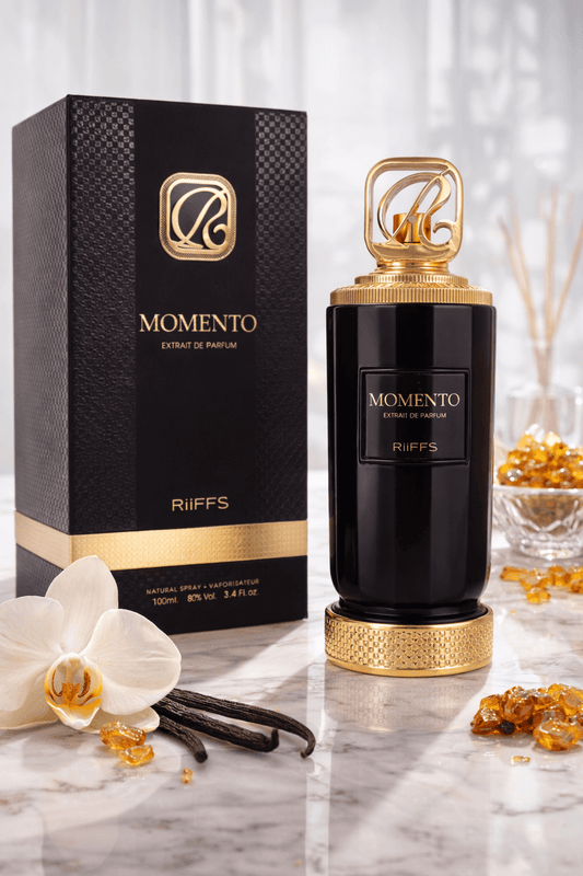 RiiFFS Momento Extrait de Parfum 100ml unisex luxury perfume bottle and box