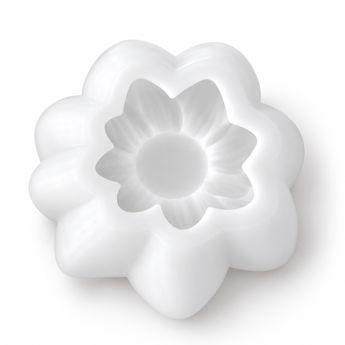 3D Flower Silicone Candle Mold J-5287 – Floral DIY Craft Mold