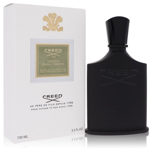 Creed Green Irish Tweed 100 ml Eau de Parfum – lemon verbena peppermint violet leaf sandalwood oakmoss men’s luxury fragrance bottle on white background