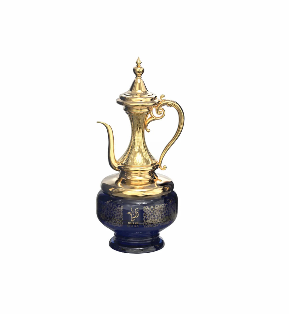 Dallah Cuba Le Chameau Elite 100ml blue gold dallah bottle luxury perfume