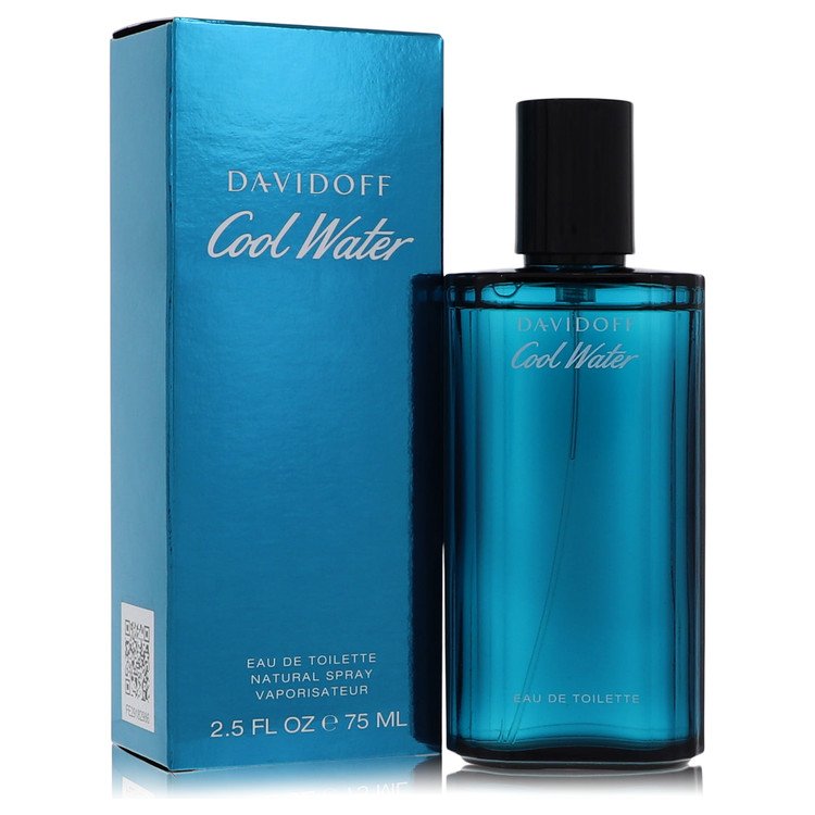Davidoff Cool Water Eau de Toilette bottle men’s classic aquatic fragrance with mint, sea water and sandalwood notes