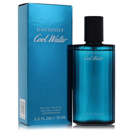 Davidoff Cool Water Eau de Toilette bottle men’s classic aquatic fragrance with mint, sea water and sandalwood notes