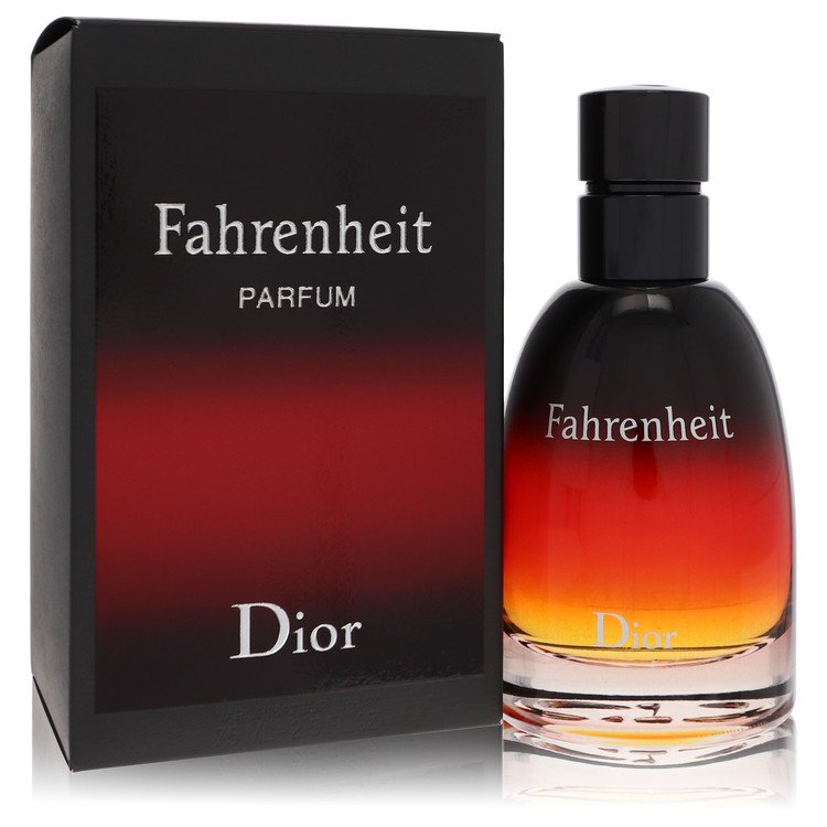 Dior Fahrenheit 100 ml Eau de Parfum for men – mandarin violet leaf leather woods amber fragrance bottle on white background