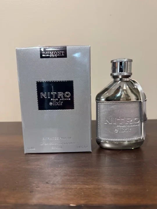 Dumont Nitro Elixir Pour Homme luxury fragrance packaging
