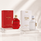 Dumont Nitro Red and Nitro White two-piece Eau de Parfum bundle with two 100 ml bottles and boxes