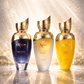 Exelof Luxury Trio Bundle by Milestone featuring Toronto, Nexon, and Pure Gold Eau de Parfum bottles with matching boxes arranged together on a clean background.