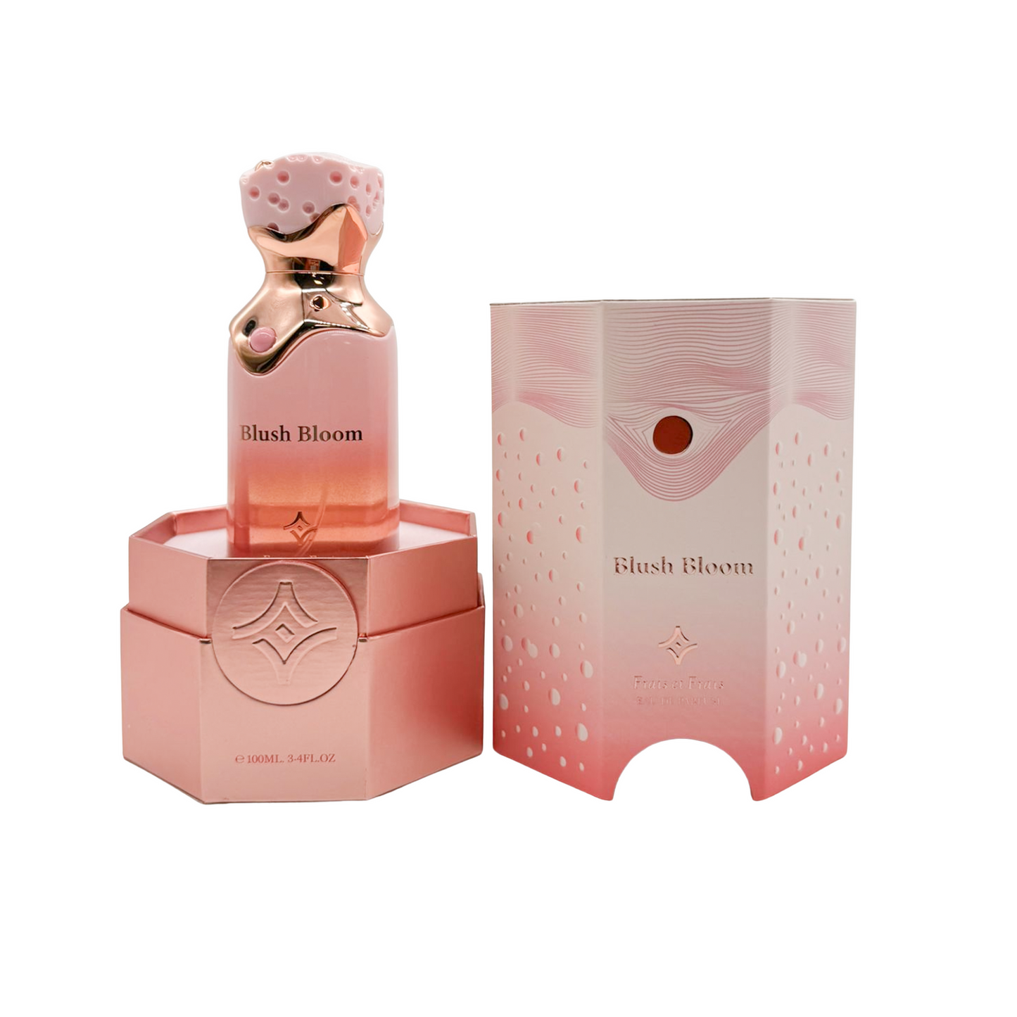 Frais et Frais Blush Bloom Eau de Parfum 100ml bottle and box – front view