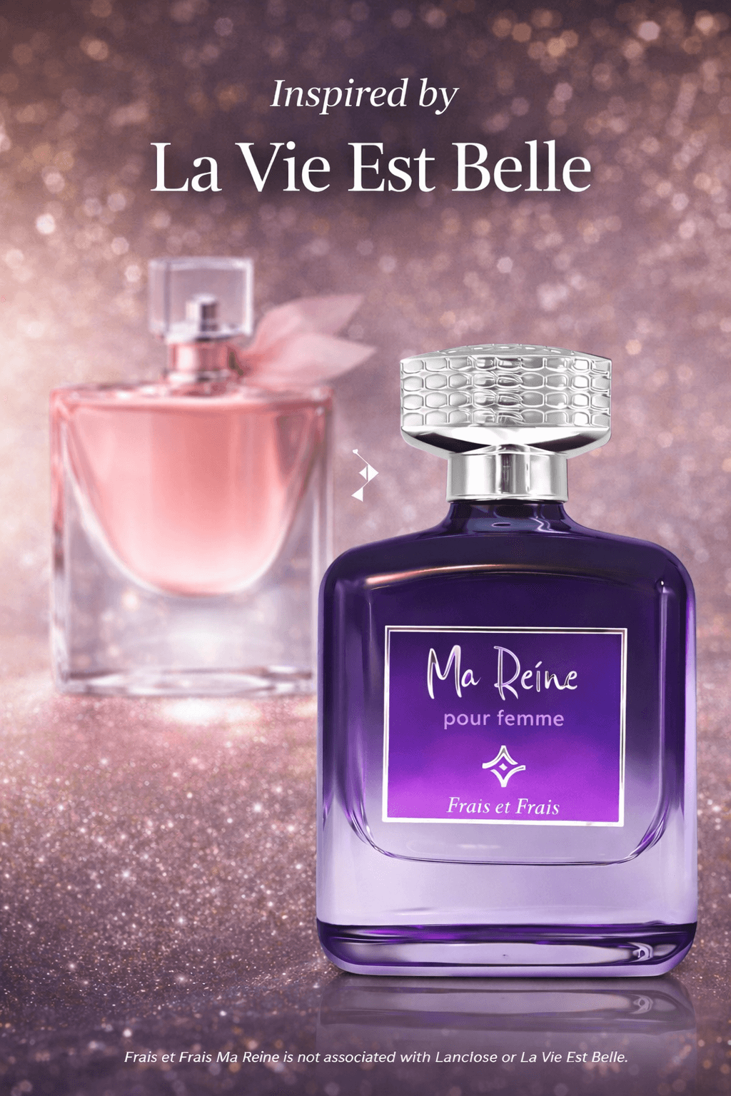 Frais et Frais Ma Reine 3.4 oz Eau de Parfum for women bottle on white background