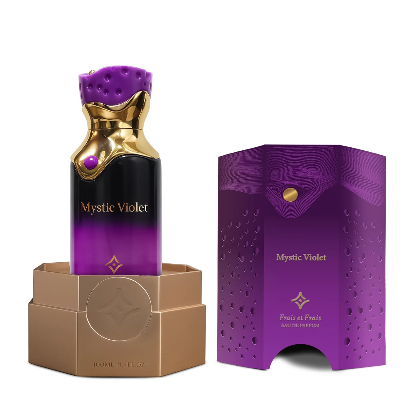 Frais et Frais Mystic Violet Eau de Parfum 100ml women floral oriental perfume bottle and box