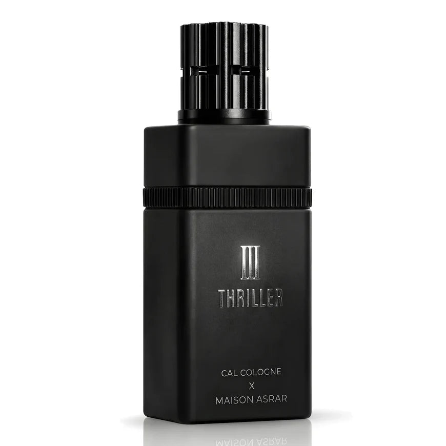 III Thriller by Maison Asrar Extrait de Parfum 100ml black bottle and box