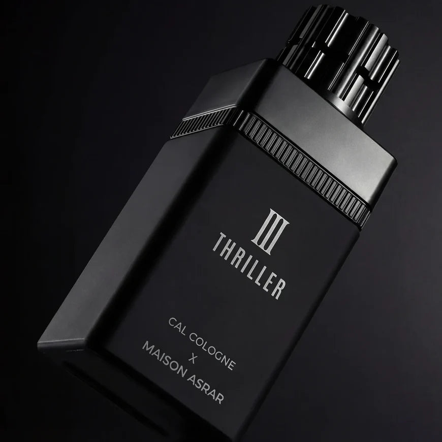 III Thriller by Maison Asrar Extrait de Parfum 100ml black bottle and box